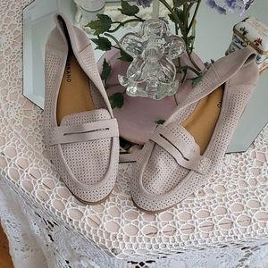 Lucky Brand grey suede loafer